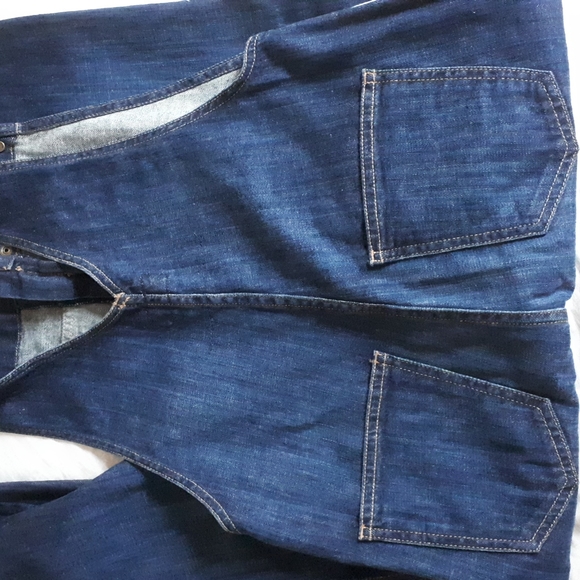 Current/Elliott Denim Overalls - Picture 5 of 7